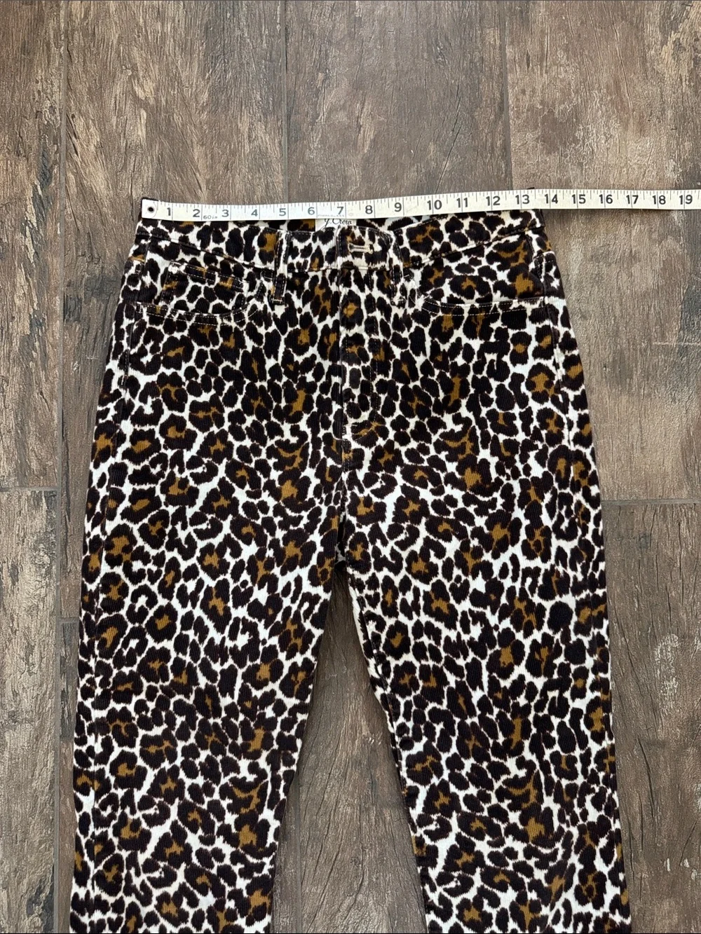 💕 J CREW Leopard Corduroy Pants ✨